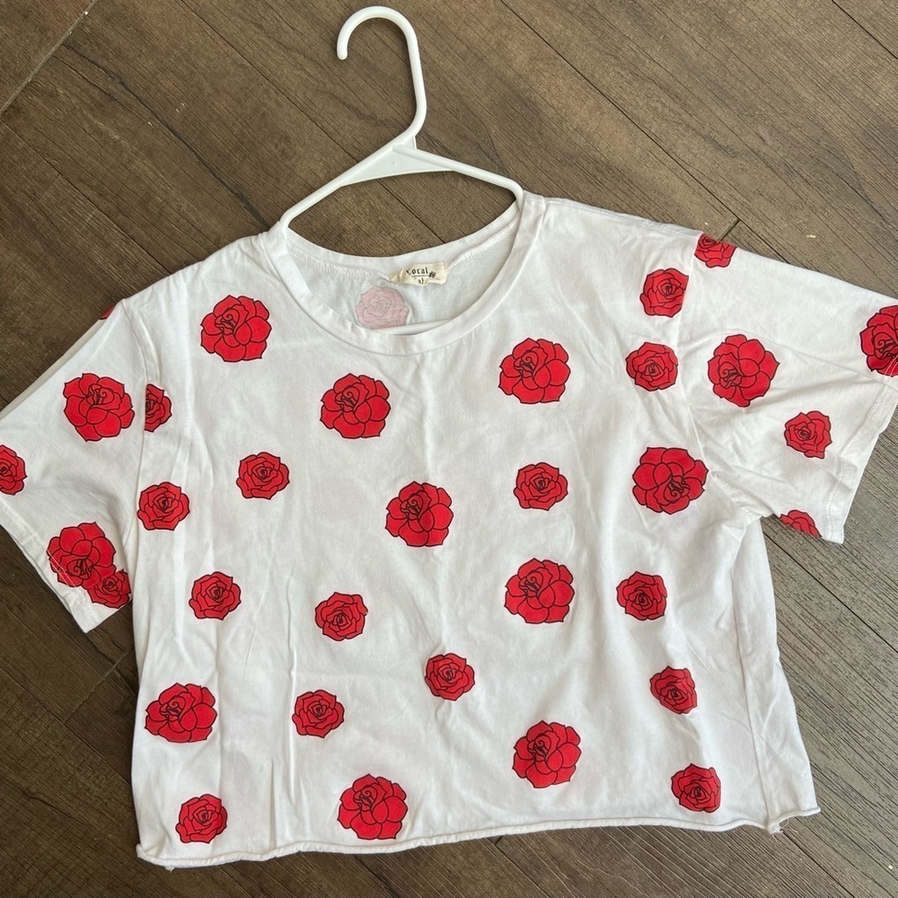 Floral crop top